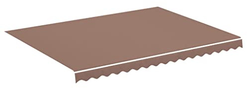 Replacement Fabric for Awning Brown 4x3 m