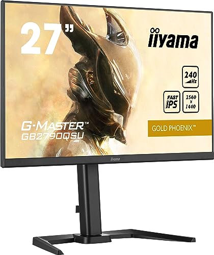 iiyama G-Master Gold Phoenix GB2790QSU-B5 27 LED Fast IPS WQHD 240Hz FreeSync Premium