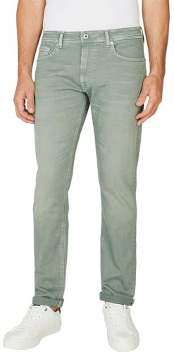 Pepe Jeans Herren Tapered Jeans PM207390 Jeans, Green (Palm Green),