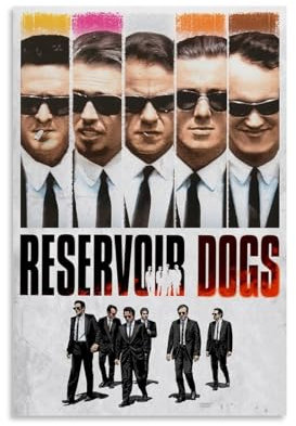 INEOUT Filmposter Reservoir Dogs Mr Blonde, dekoratives Gemälde, Leinwand, Wandposter und Kunstdruck, modernes Familienschlafzimmer-Dekor-Poster, 20 x 30 cm