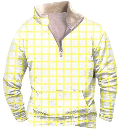 KONG JIMFAN Jacke Mit Heizung Basketball Kleidung Männer Hoodies Damen Winterjacke Schwarzer Hoodie Mit Weißer Schrift Blusen Krüger Pullover Mit Ausschnitt Longstrickjacke Herren(Gold,5XL)