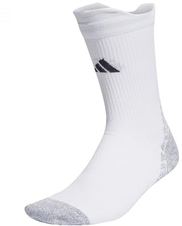 adidas Unisex Football GRIP Knitted Crew Performance Socks Light, white/black, 10.5-12.5