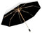 ThreeH Paraguas de sol Paraguas de viaje plegable compacto para hombres y mujeres Capa de recubrimiento de plata que bloquea los rayos UV 8 costillas,Negro