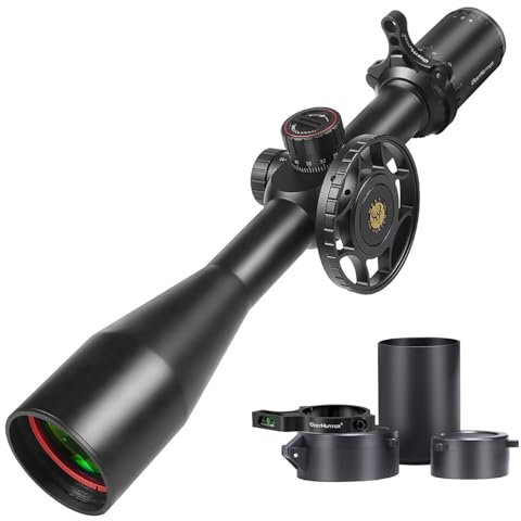 WestHunter Optics HD 6-24 x 50 SFP Lunettes télescopiques de précision, exclusivement pour les compétitions sportives de longue distance | Kit de tir