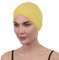 Deresina Kopfbedeckung Chemo, Turban Damen, in W-Form (Canary Yelow)