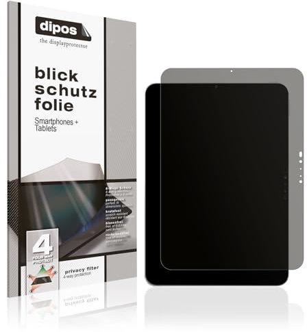 dipos I Protezione Vista Compatibile con Apple iPad PRO 11 Pollice M4 2024 Pellicola Prottetiva Privacy 4 Modi