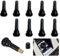 10 pièces Valve Pneu Voiture, TR413/TR414 Valve de Pneu Valves en Caoutchouc Snap-in Jantes Pneu Valve Tige Capuchon De Soupape en Caoutchouc Valve Tubeless Pneu pour Voiture Moto Bicyclettes