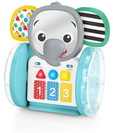 Baby Einstein Chase & Tap Earl Crawling Baby Toy, with Mirror and Music, Ages 6 Months and Up