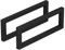 JYiuog Waschtisch-Halterung,Waschbeckenständer,Wand-Montag Regal-Halter aus Metall,Konsolen-Träger für Waschbecken,vielseitige Wandhalterun (Schwarz, 40cm / 2 Stück)