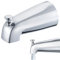 Wintap Badewannen-Wasserhahn, Metall, Slip-On-Wannenauslauf mit Umsteller für 1,27 cm IPS-Rohr, Badezimmer-Wannen-Umstellauslauf Chrom, 1 Stück