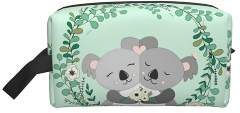 Trousse de toilette Koala pour homme, trousse de toilette de voyage spacieuse pour femme, blanc, Taille unique