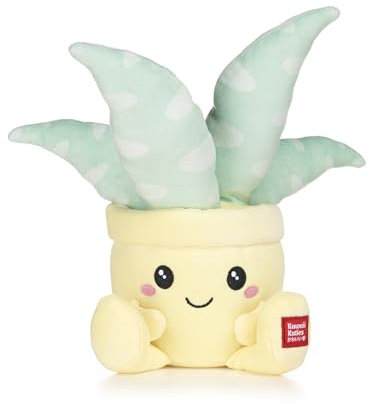 Kawaii Kuties 9.5” (24cm) Potted Aloe Vera Plant Soft Plush Toy