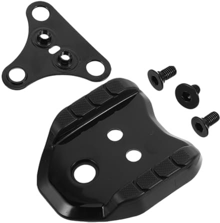 POPETPOP 1 Satz Pedalkonverter Fahrradschuhstollen Fahrradpedaladapter Fahrradklammern Fahrradschlosspedal Pedalplatten Fürs Radfahren Adapter Für Klickpedale Rennradstollen Plastik Black
