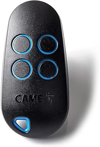 TOPD4REN 806TS-0290 Télécommande Portail Came de Porte de Garage Rolling Code 4 Canaux Emetteur Transmet À 433,92MHz Et 868,35MHz Avec Code Tournant Pour Éviter Les Interférences Avec D'autres Radios