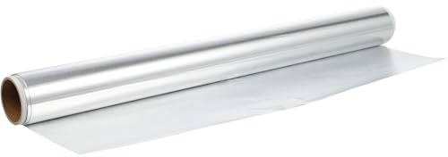 SOPOTUTU Alufolie Starke Einrollbare Aluminiumfolie mit Gezacktem Abschluss Vielseitig für Küche Bbq Backofen Outdoor grill Leichte Reißfeste Küchenfolie für Lebensmittel und Catering