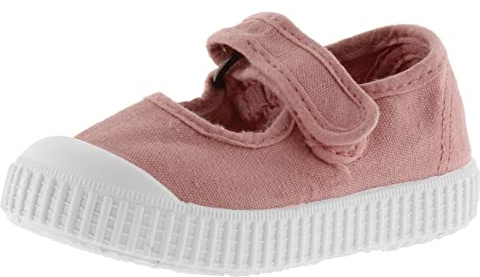 victoria Mary-Janes 1915 136605 | Gefärbte-Canvas Drec & Klettverschluss & Verstärkte Spitze für Kinder Unisex