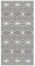 Panorama Alfombra Vinílica Salón - Varios Tamaños - (Líneas Estrellas Gris 300x200 cm)