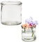 12 x Windlichter in klassischer Zylinderform H 8 cm - Ø 8 cm - Runde Kerzengläser- Gläser für Kerzen Giessen - Zylinderglas Teelichthalter Kerzengläser Glaszylinder Pflanzglas Kerzenglas 8 x 8 cm