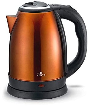 Wasserkocher 1,8 Liter Edelstahl Wasserkocher 1,8L Lentz
