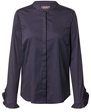 Mos Mosh Bluse Mattie mit Baumwolle L Navy