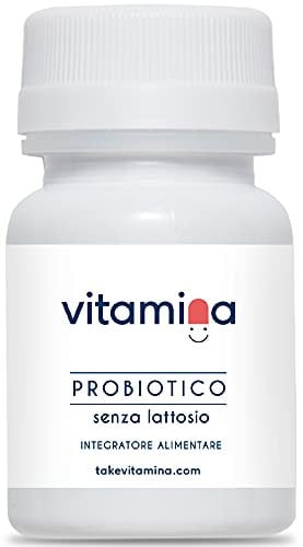 Probiotico con Inulina | Fermenti lattici per il Benessere Intestinale | Integratore Made in Italy | 30 compresse, un mese | senza OGM, Glutine e Lattosio | Portapillole omaggio | Vitamina