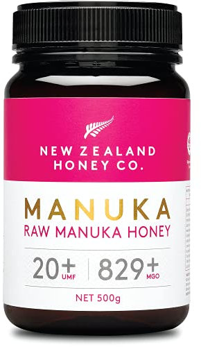 New Zealand Honey Co. Miele di Manuka MGO 829+ / UMF 20+ | Attivo e lordo | Prodotto in Nuova Zelanda | 500g