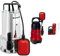 Einhell Pompa per acque scure GC-DP 1020 N (1000W, corpo estraneo Ø20mm & GC-DP 7835 Pompa acque scure (780 W, portata max 15700 L/h, prevalenza 8 m, immersione max 7 m, corpi estranei fino a 35 mm)