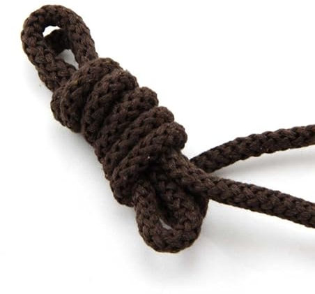 NTS-Nähtechnik 8mm | 5m Kordel | 100% Baumwolle | mit Polyester Kern (braun)