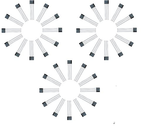 40 Stück 41F TO-92S bipolarer Hall-Effekt-Sensor Magnetischer Detektor SS41F 0H41 SH41 S41 3-poliger Sensor für Elektrofahrzeugmotor, industrielle Anwendungen