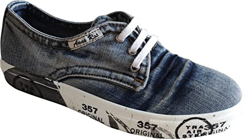 Anna Ros Damen Sneaker Jeans Snow (Numeric_42)