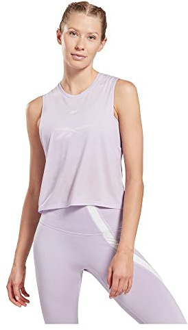 Reebok Damen Workout Ready Weste, Schwarz, S, Schwarz, Large