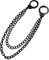2-lagige Handschellenkette, Hose, Punk, Taillenkette, Gürtelkette, cooler Körperschmuck für Jeans, Hosen, Männer und Frauen, 1 Packung, Einheitsgröße, Nicht-Edelmetall, Kein Edelstein
