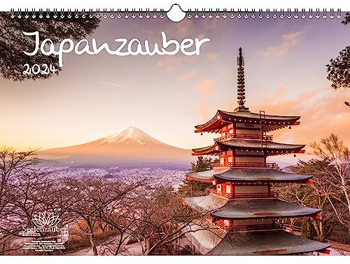 Japanzauber DIN A3 Kalender für 2024 Japan Tokio Stadt Reise Land Urlaub - Seelenzauber