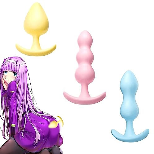 Qoosea Plug Anales in Silicona, Plug Anal Set Ano Masturbatore para Mujer y Hombre Jugetes Sexuales Butt Plug Tapones Anales Tamaño S+M+L