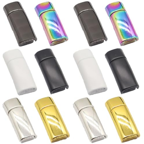 BOSOIRSOU 6 Paar No Tie Schnürsenkelschnallen, Magnetischer, krawattenloser Lazy Shoelace Lock-Schnürsenkelverschluss für Erwachsene und Kinder