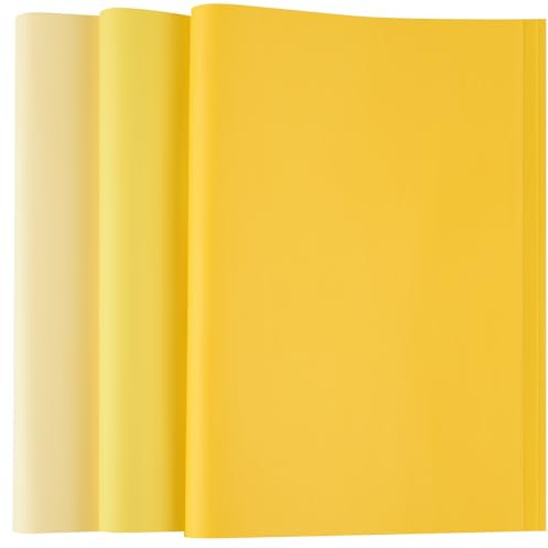 Bouiexye 60 Blätter Gelb Seidenpapier für Geschenktüten 50 x 37cm Seidenpapier Bulk Weihnachten seidenpapier verpackungsmaterial für Geschenkpapier Füller Blumen Geburtsta Hochzeit Dekor