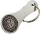Einkaufswagenlöser Vegvisir Wikinger-Kompass Schlüsselanhänger Einkaufschip mit Lasergravur Abziehbar Einkaufswagenchip Edelstahl Metall