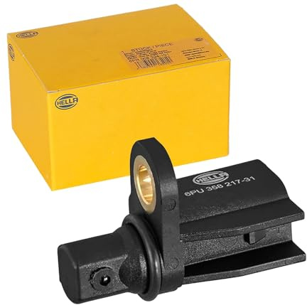 HELLA 6PU 358 217-311 ABS Sensor - Raddrehzahl - 2-polig - ohne Kabel | Kompatibel mit: FORD C-MAX, C-MAX II, C-MAX II Van, FOCUS C-MAX, FOCUS II, FOCUS II Cabriolet, FOCUS II Kasten/Kombi