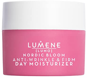LUMENE Nordic Bloom [LUMO] Anti-Falten- und straffende Tagesfeuchtigkeitscreme | Strafft und glättet die Haut sichtbar | Mit Pre-Retinol-Komplex und nordischem Preiselbeerextrakt | Vegan | 50 ml