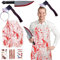 ApisNest 6Pcs Butcher Costume Halloween Costumes Bloody Apron Knife Headband For Men Adult Fancy Dress Up