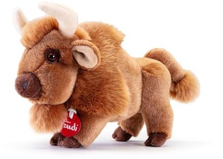 Trudi Bison Rocky Plüschtiere vom Bauernhof, Geburtstags 23x14x19cm Grosse S | Klassiker vom Bauernhof | Modell 69472