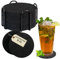Emmy Home Filz Untersetzer 18er Schwarz Rund für Gläser 3 mm Untersetzer Gläser Glasuntersetzer Filz Bar Tassen Glas - Tischuntersetzer Filzuntersetzer Bierdeckel Geburstags deko Geschenke - schwarz