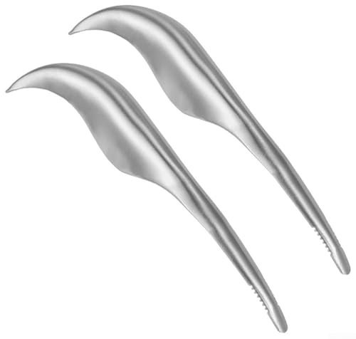 ARMYJY 2 Pcs Fast Shrimp Peeler,Stainless Steel Shrimp Deveiner Prawn Tool Portable Line Cleaner Peel Crayfish Sheller For Shrimp