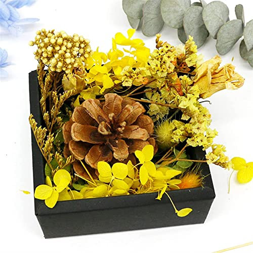 Pressed Dried Flowers,Floral Decors,Dried Flowers DIY Dried Flower Dry Plants Chrysanthemum Incense Candle Resin Soap Making DIY Craft Accessories(Natural)