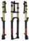 LYDSB Forcella Ammortizzata per Bici MTB 26 27,5 29 Forcella ad Aria 160 mm Escursione Rimbalzo Regolabile 15 * 110 mm Perno Passante Forcelle da Discesa Forcella a Doppia Spalla conica