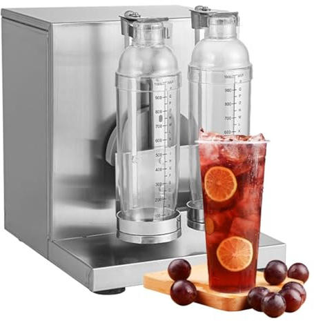 YOIUTRGDK Automatic Milk Tea Shaking Machine, Electric Double Frame Milk Tea/Cocktail Shaker,for Juice, Coffee, Milk, Wine,Cocktail