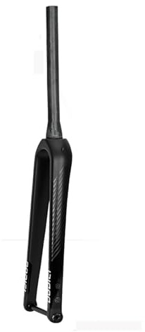 LQVAIPT Vélo de Route en Fibre de Carbone 700c, Fourche Rigide, Tube Conique, Fourche Avant ultralégère sans Filetage, axe traversant, Freins à Disque 12 x 100 mm