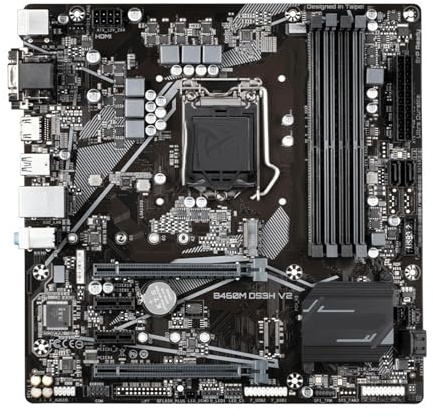 Schede madri Fit For GIGABYTE B460M DS3H V2 LGA1200 Intel H470 Supporta I9-10900K I7-10700K I7-11700F I5-10600K I3-10100 CPU M.2 DDR4 128G