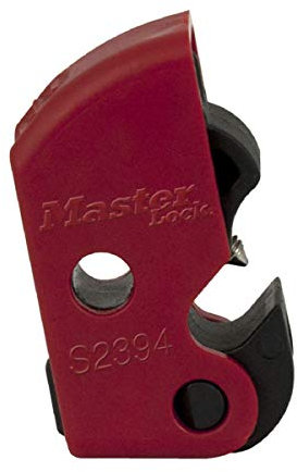 Master Lock S2394 Mini Bloque Disjoncteur Universel pour Consignation Electrique et Interrupteur Standard ISO/DIN