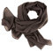 DOLCE ABBRACCIO by RiemTEX Schal Damen SWEET LOVE Stola Chiffon Tuch in 30 Unifarben Schals und Tücher Halstücher XXL Chiffontücher in dunklem Grau Halstuch für jede Jahreszeit (Dunkelgrau)